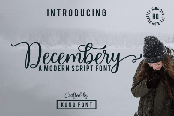 Decembery: The Playful Script Font for Modern Creatives