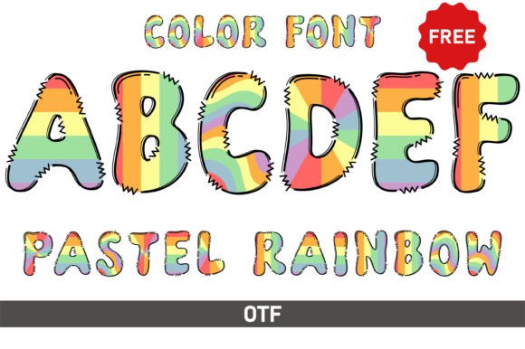 Designing with the Pastel Rainbow: A Guide to This Creative Font