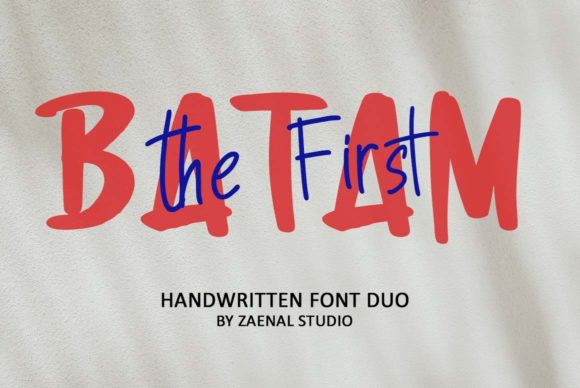 First Batam: Crafting Vibrant Designs with a Friendly Duo Font