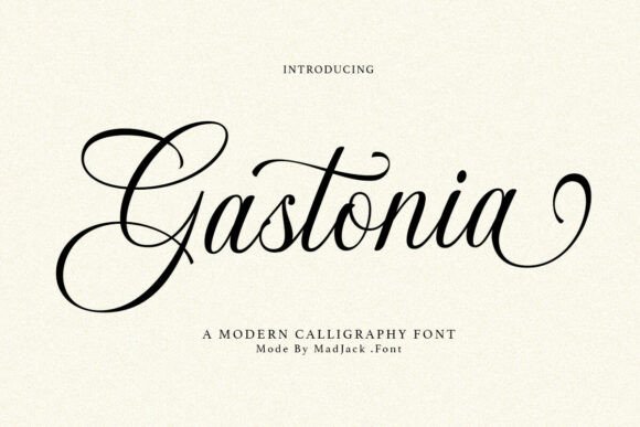 Gastonia Script: Elevate Your Design with Elegant Calligraphy