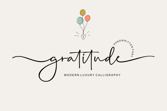 Gratitude: The Dazzling Script Font for Elegant Branding