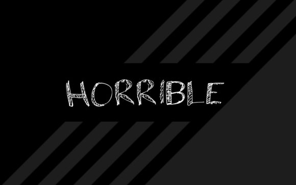 Horrible Font: The Charming Handwritten Typeface for Authentic Designs