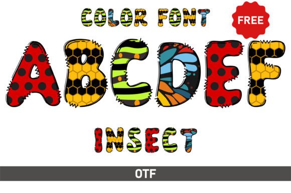 Insect: A Whimsical Typeface for Playful Projects