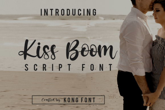 Kiss Boom: The Modern Script for Playful Branding
