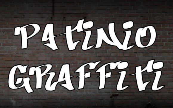 Patinio Graffiti: A Futuristic Display Font for Bold Designs