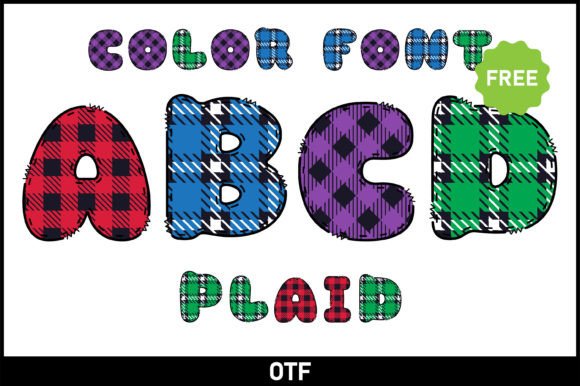 Plaid Font: A Playful Type for Creative Designers