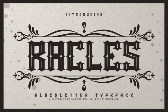 Rackles: The Modern-Vintage Typeface for Striking Brand Identities