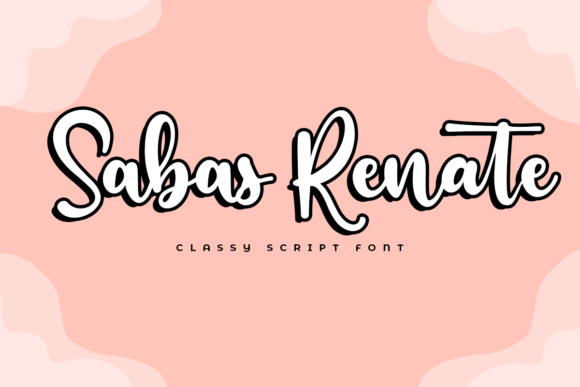 Sabas Renate: A Handwritten Font for Authentic Brand Storytelling