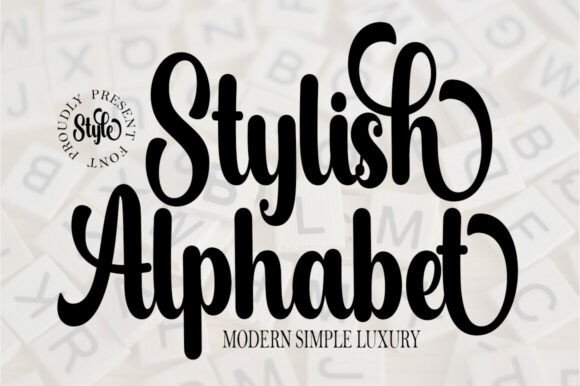 Stylish Alphabet: Where Softness Meets Sophistication in Design