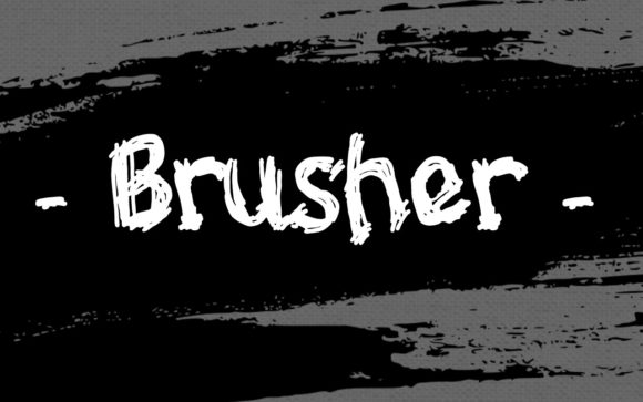 Unleash the Shadows: Using the Brusher Font