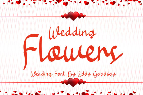 Wedding Flowers: A Script Font That Dances With Elegance