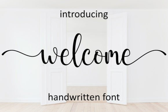 Welcome: A Handwritten Font for Elegant Projects